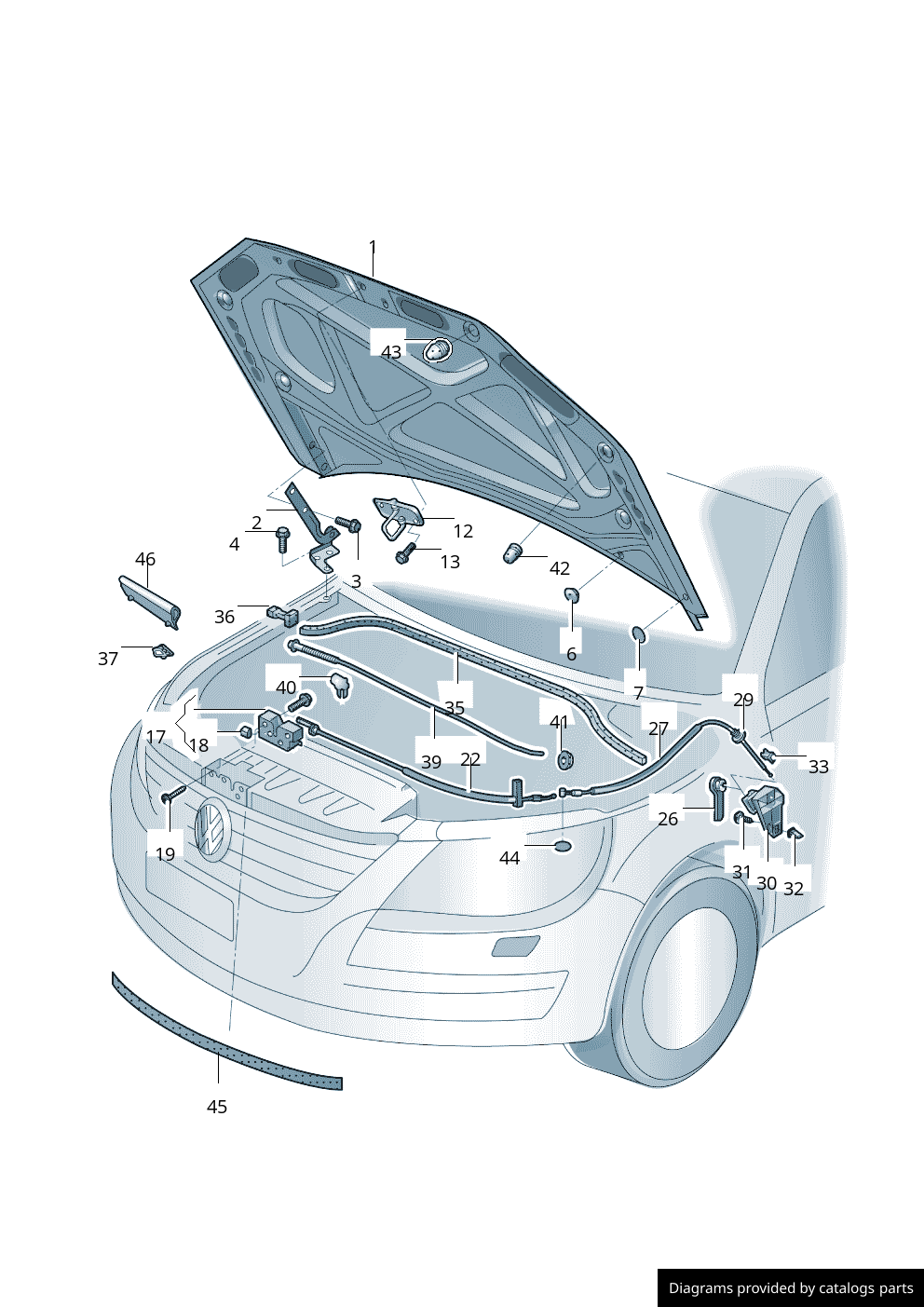 Car part diagram
