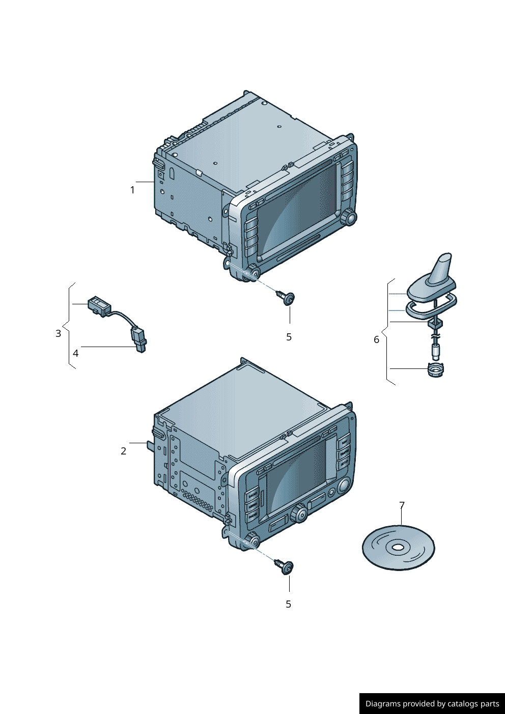 Car part diagram