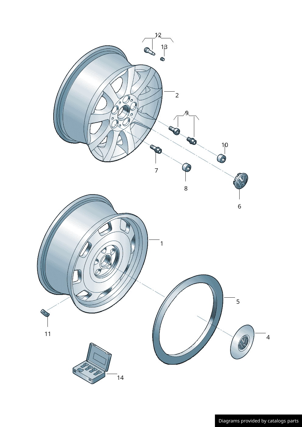 Car part diagram
