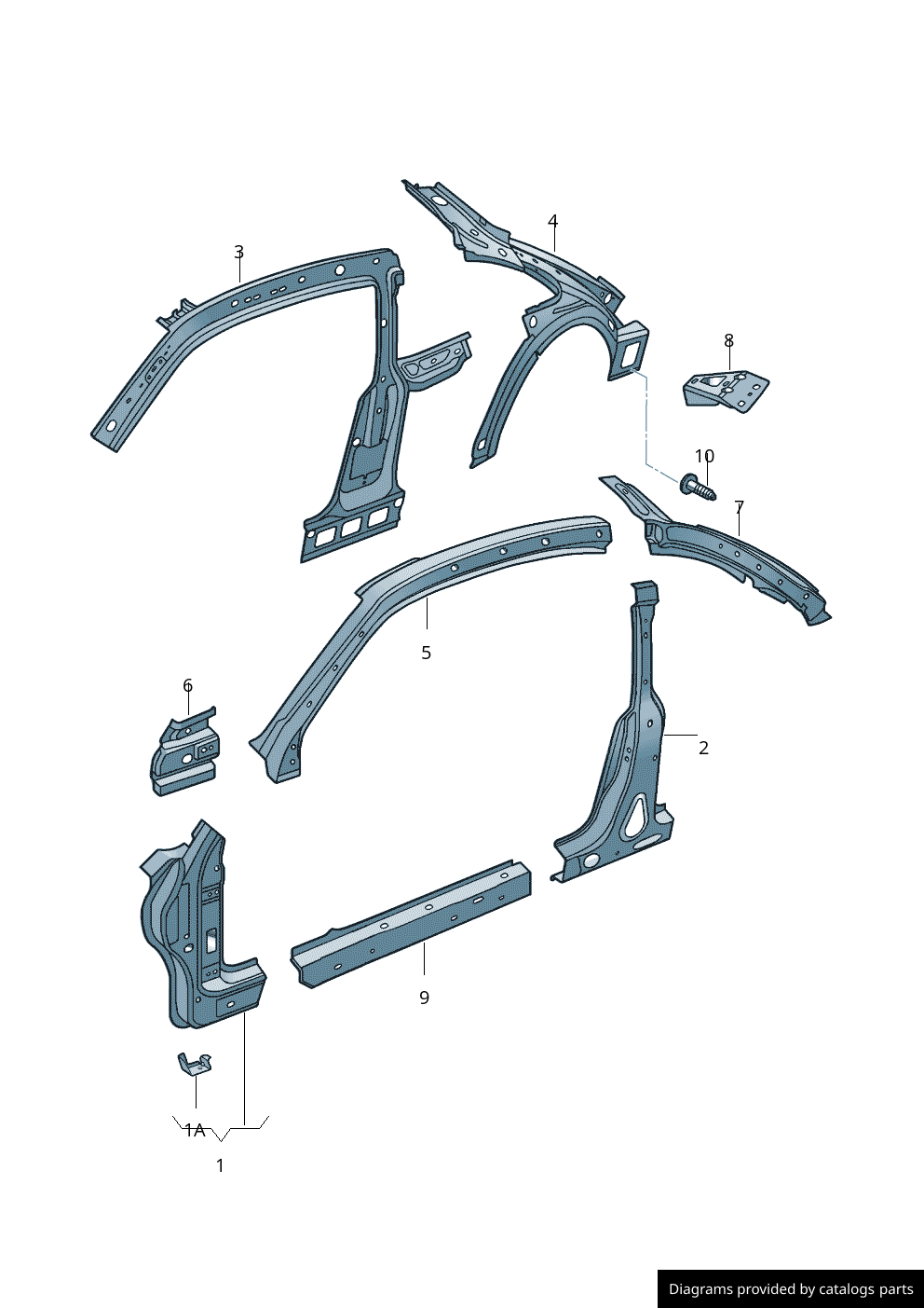 Car part diagram