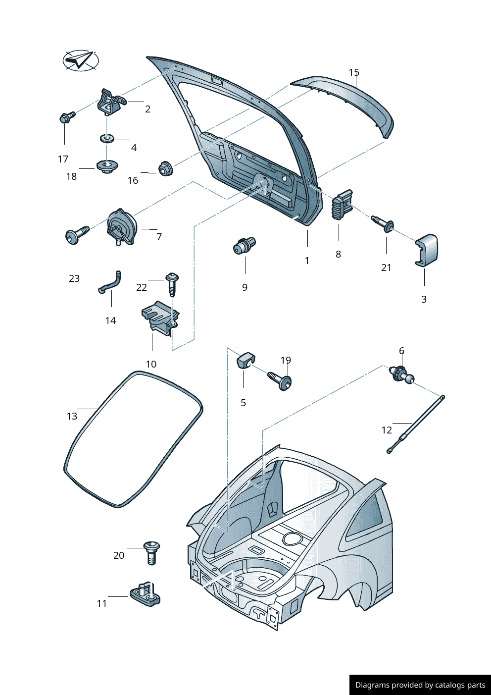 Car part diagram