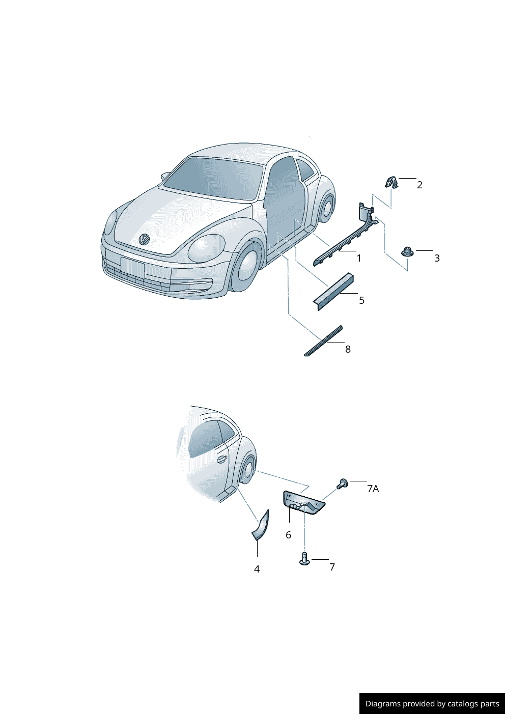 Car part diagram
