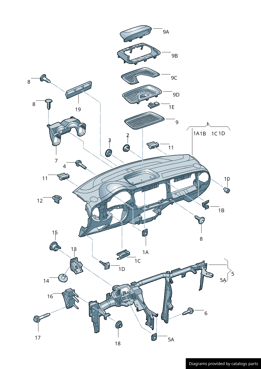 Car part diagram
