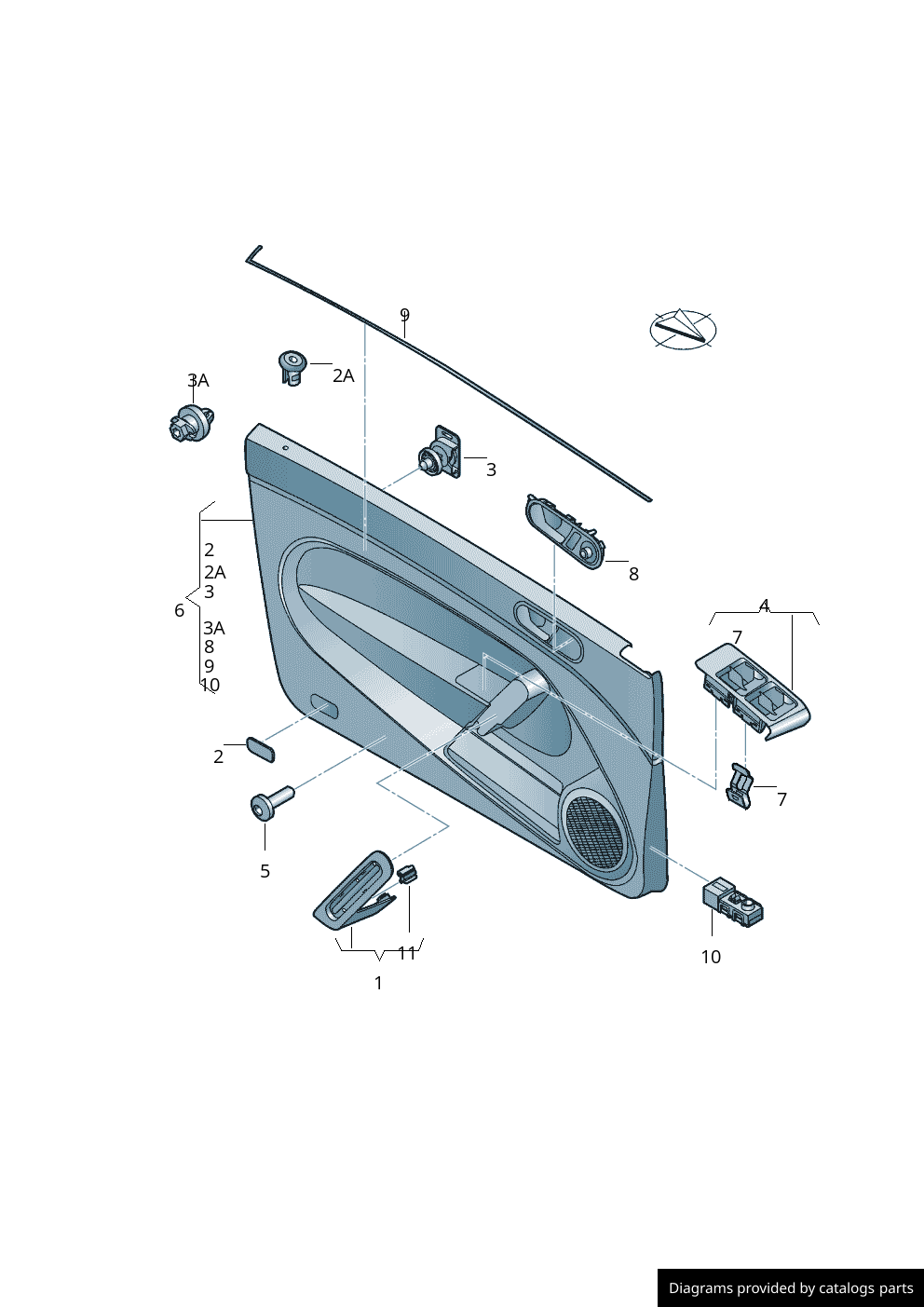 Car part diagram
