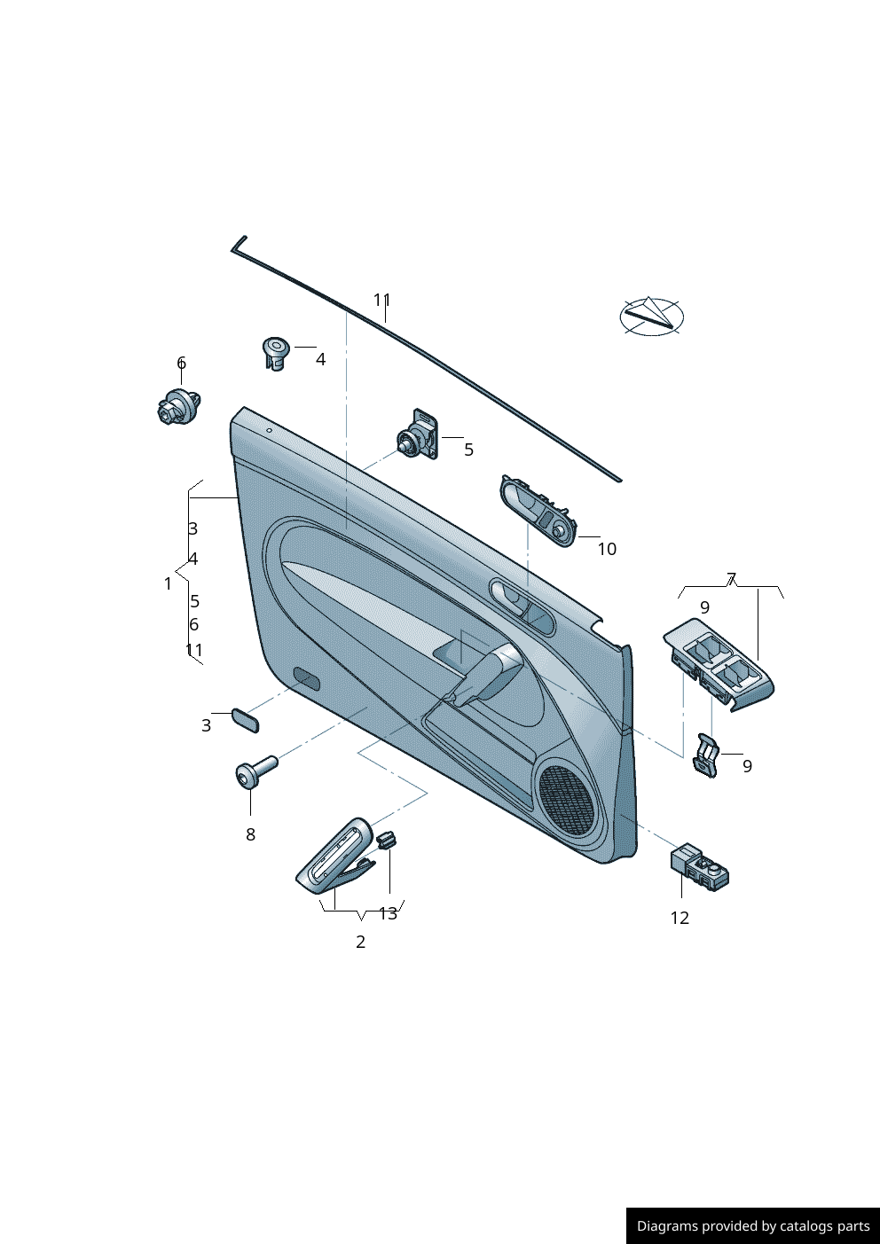 Car part diagram