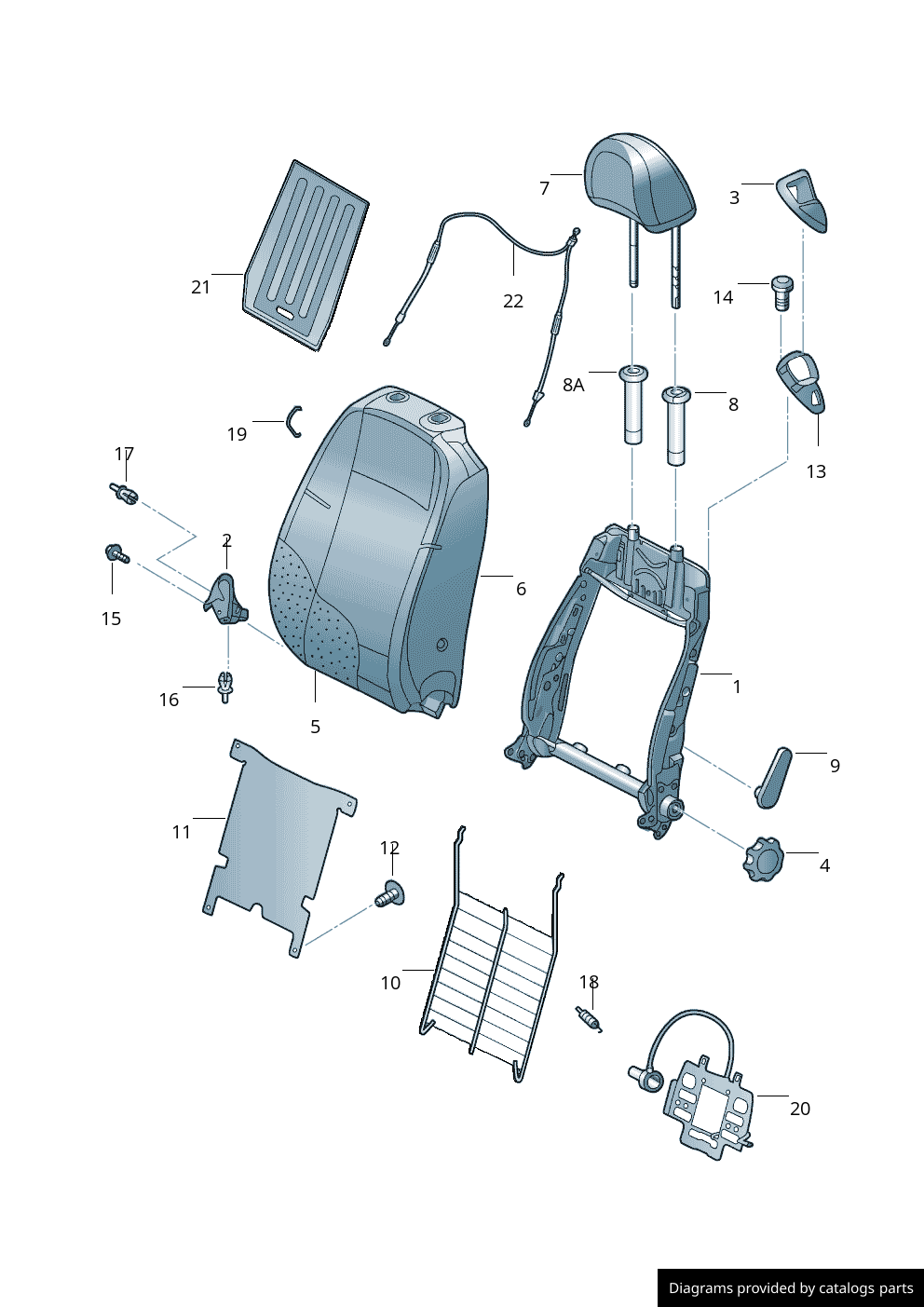Car part diagram