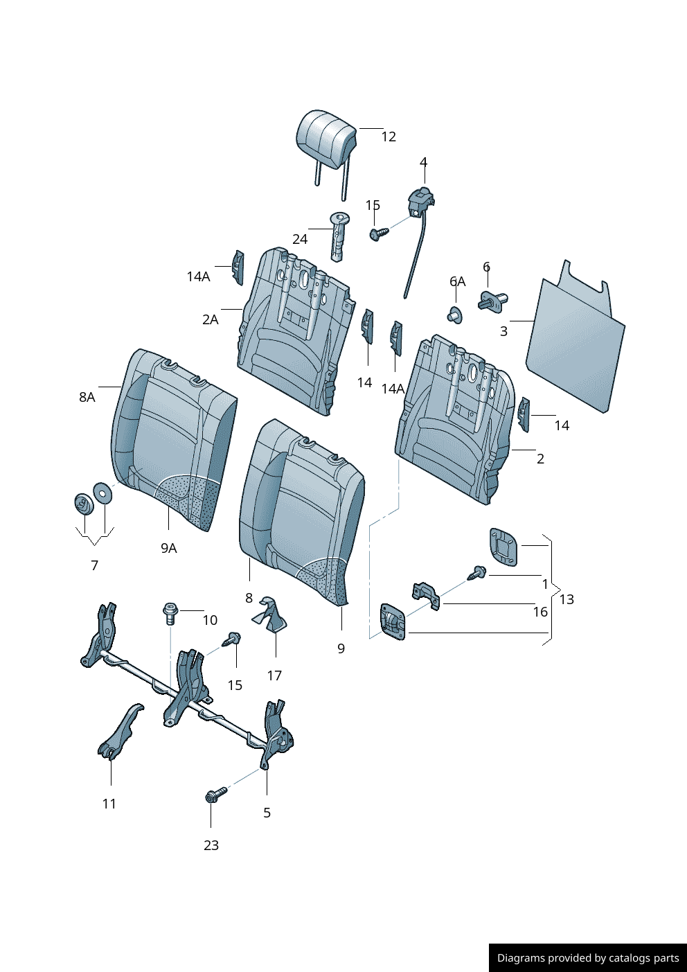 Car part diagram