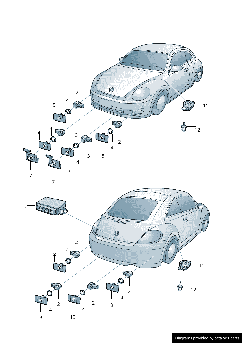 Car part diagram