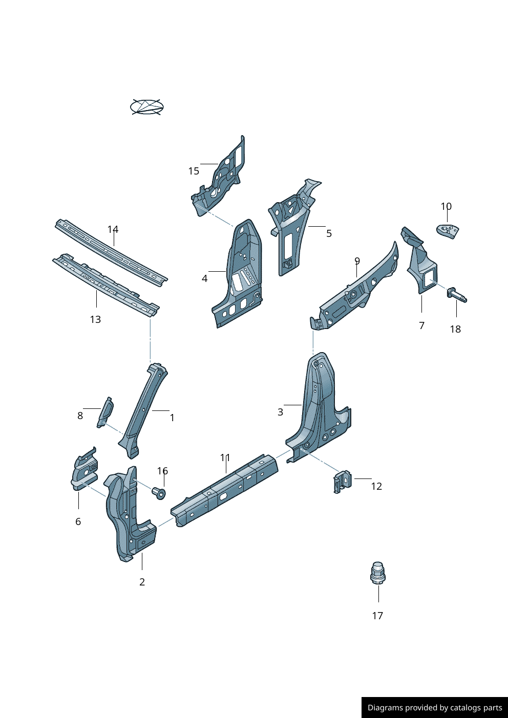 Car part diagram