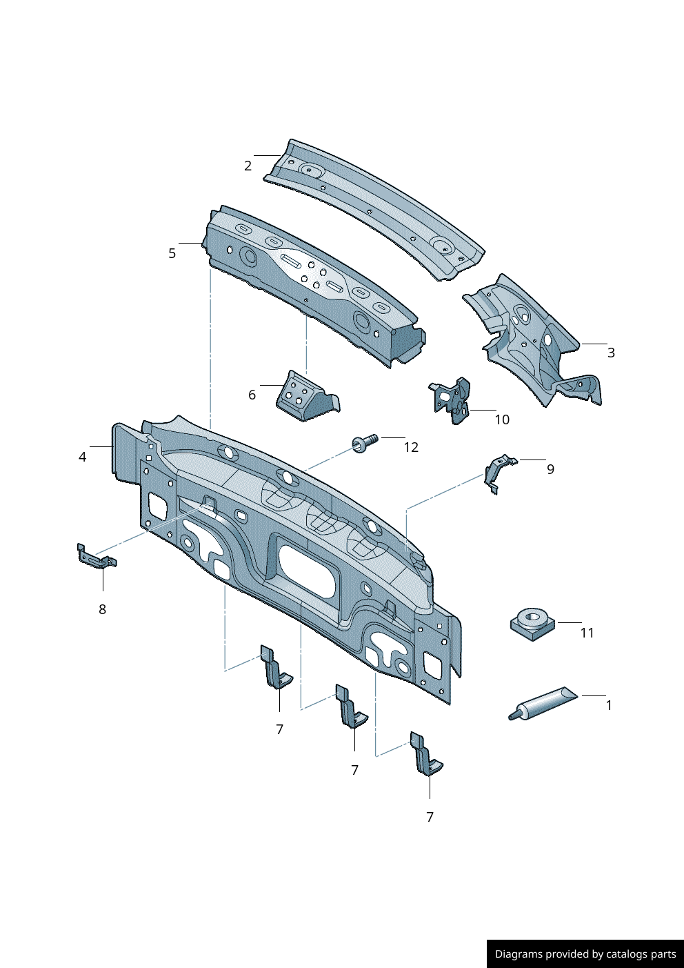Car part diagram