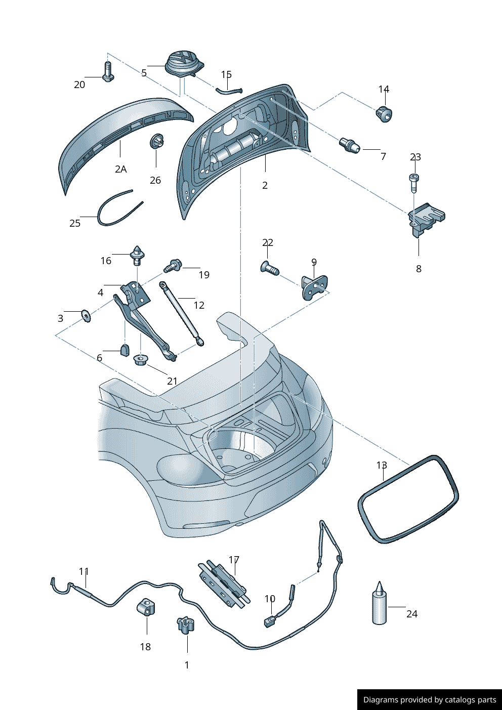 Car part diagram