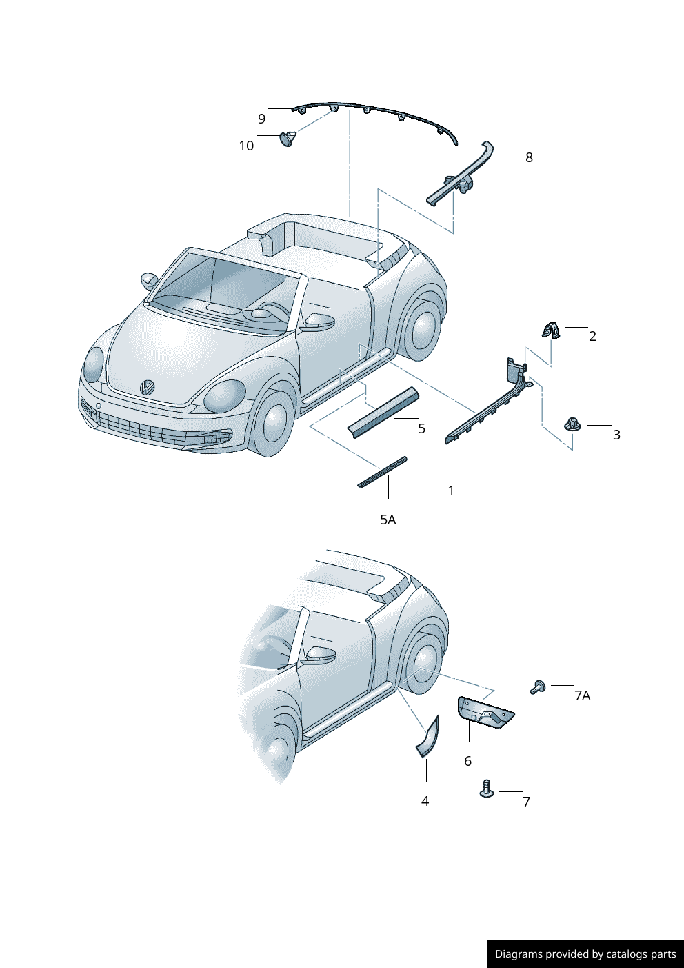 Car part diagram