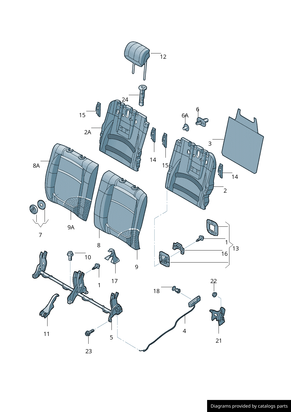 Car part diagram