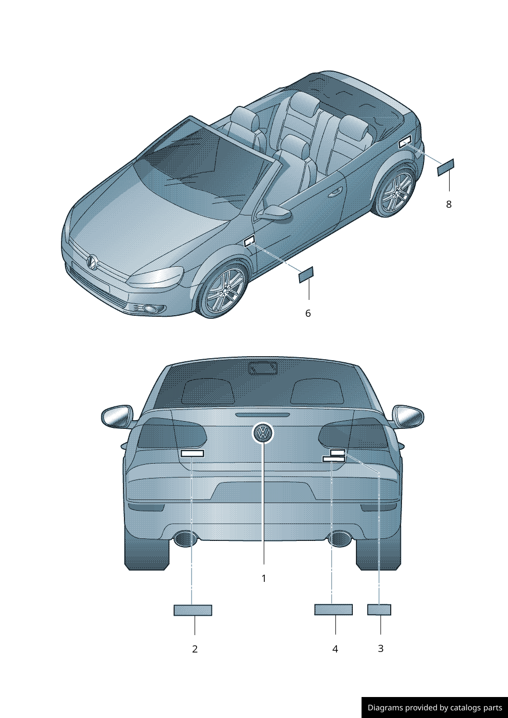 Car part diagram