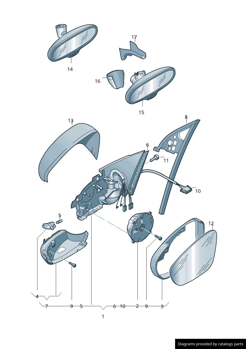 Car part diagram