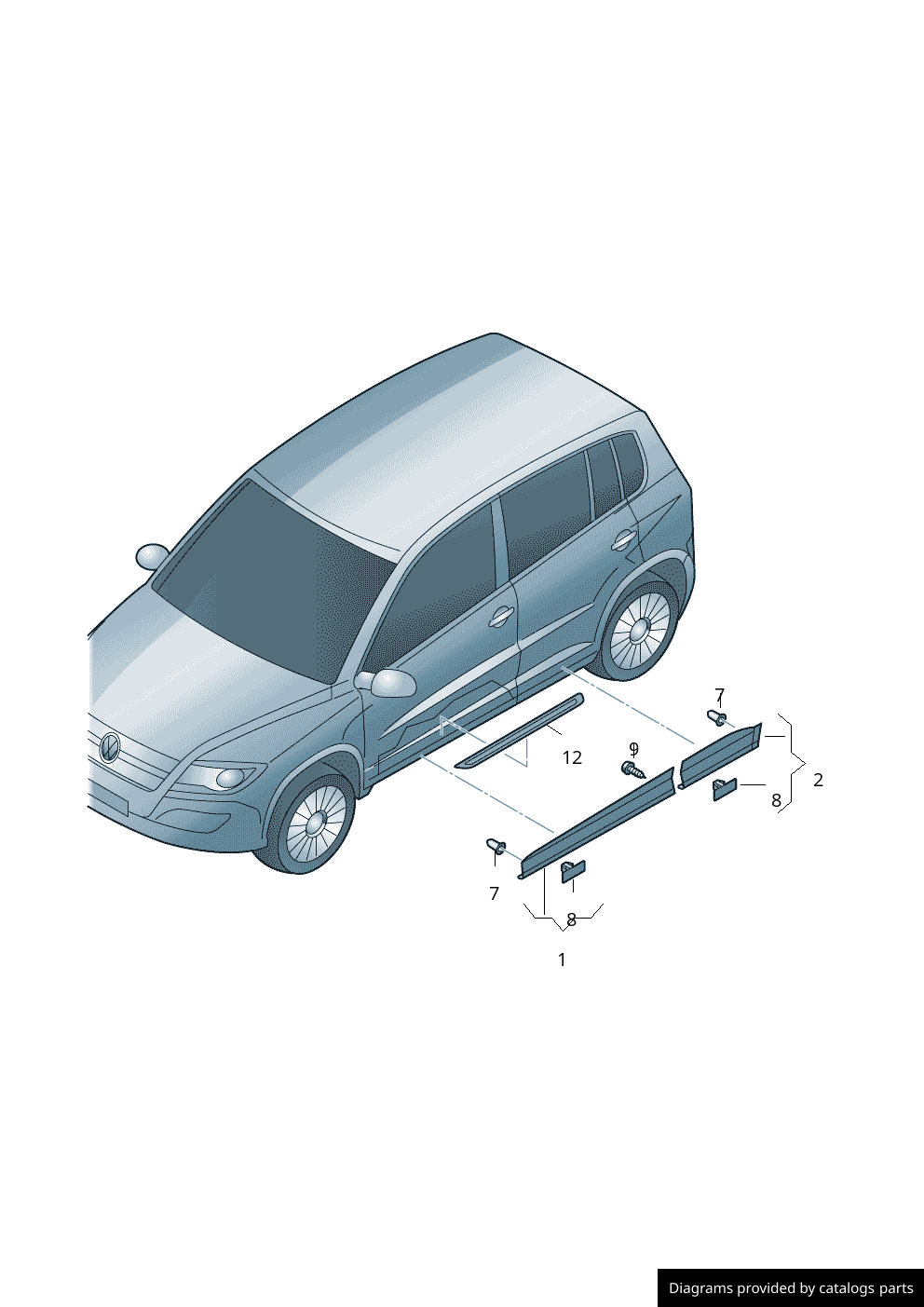 Car part diagram