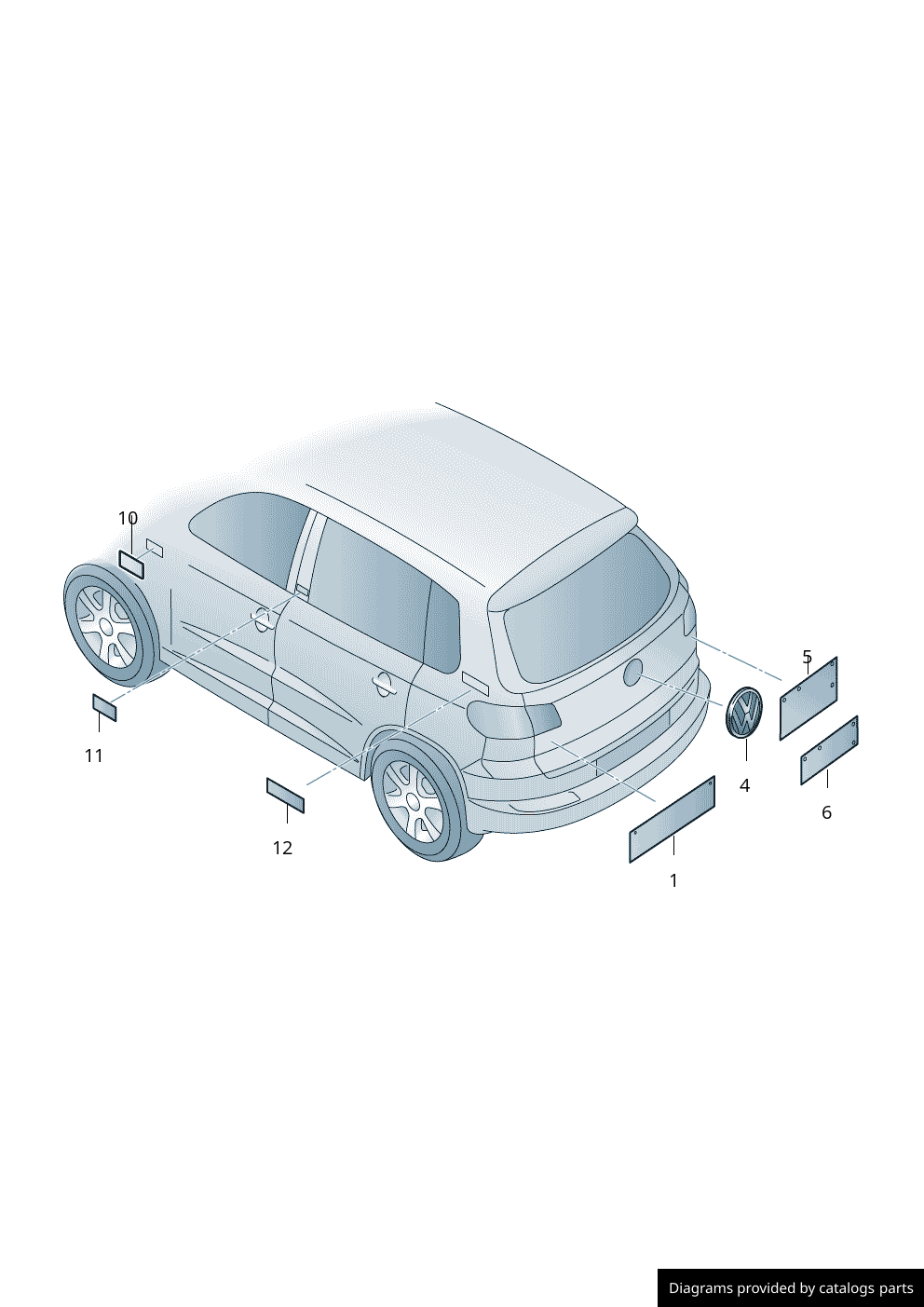 Car part diagram