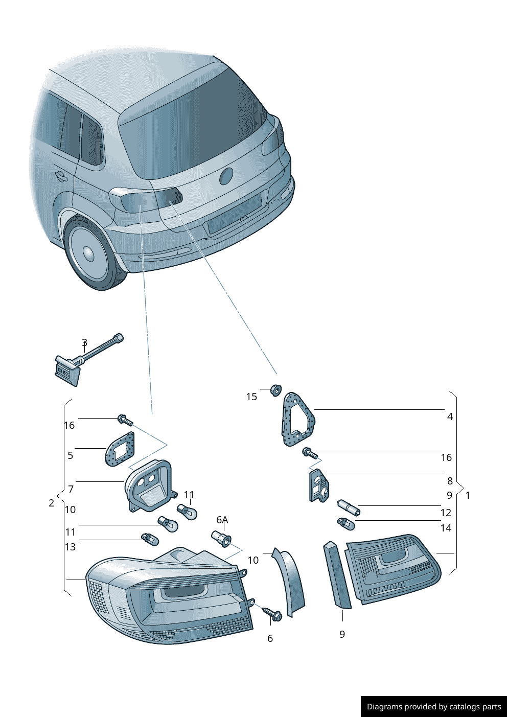 Car part diagram