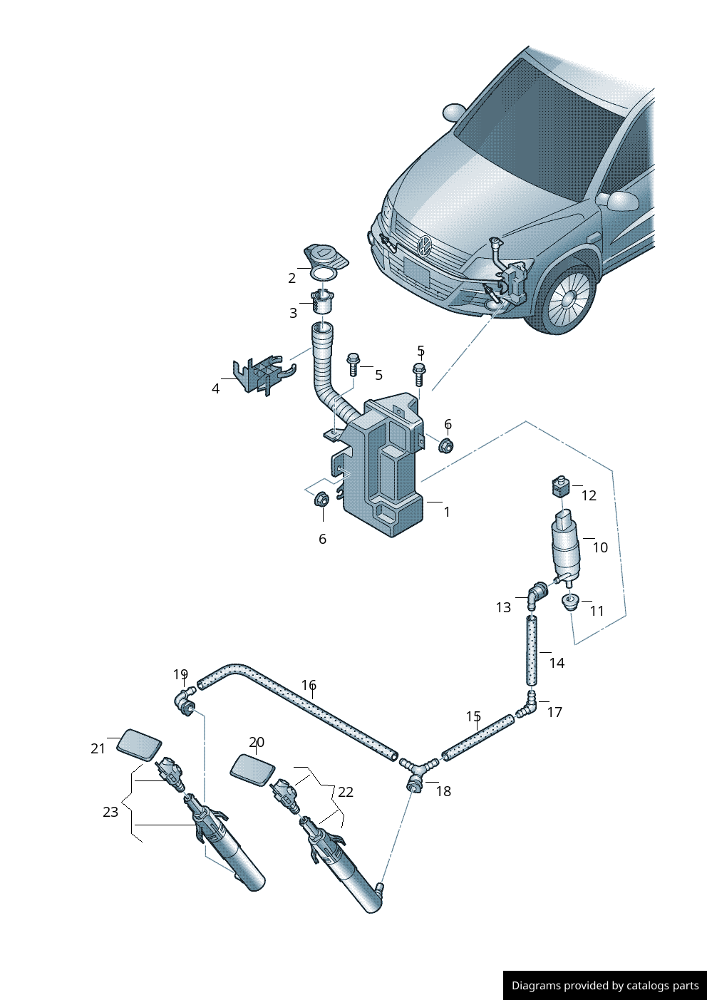 Car part diagram