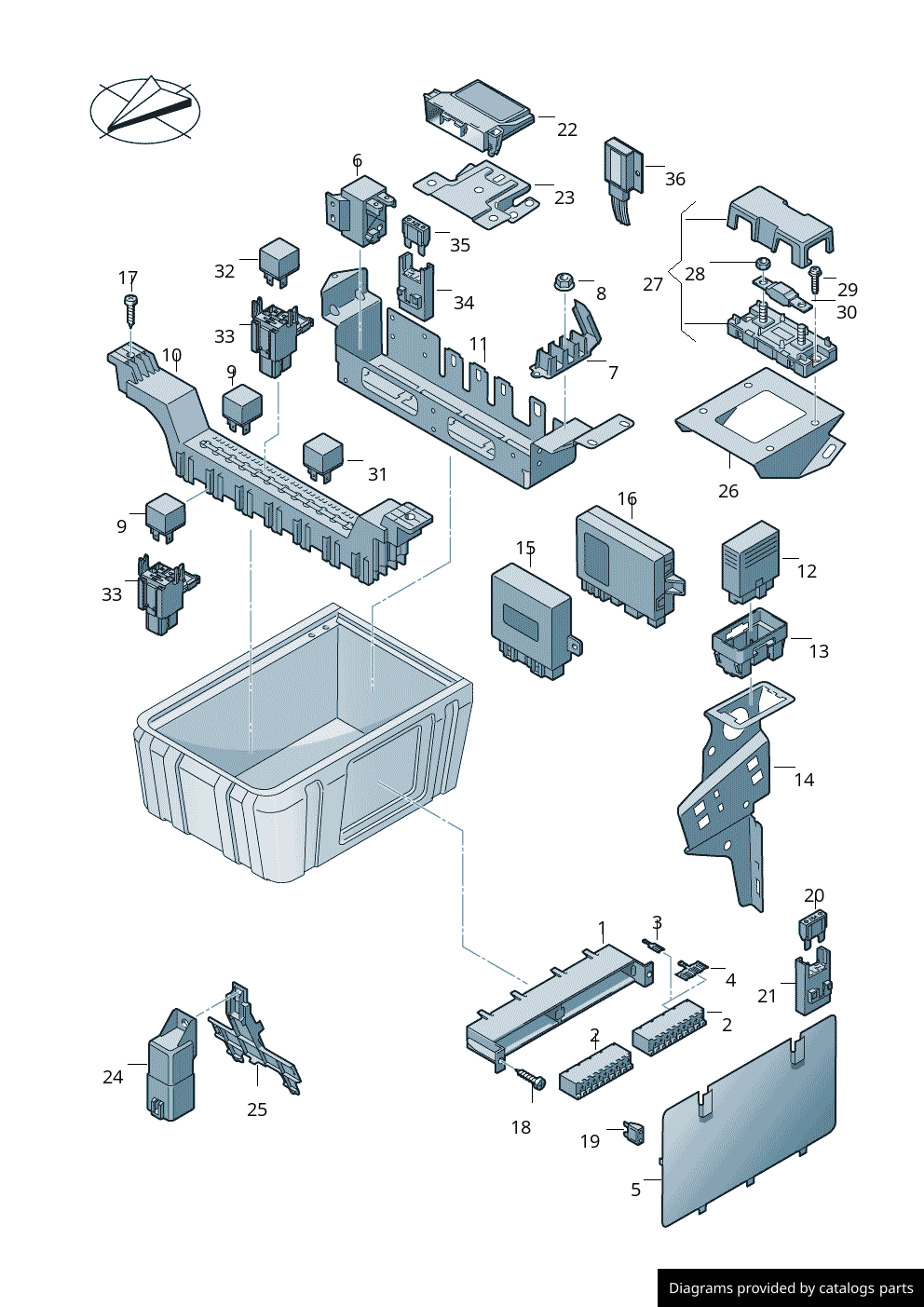Car part diagram