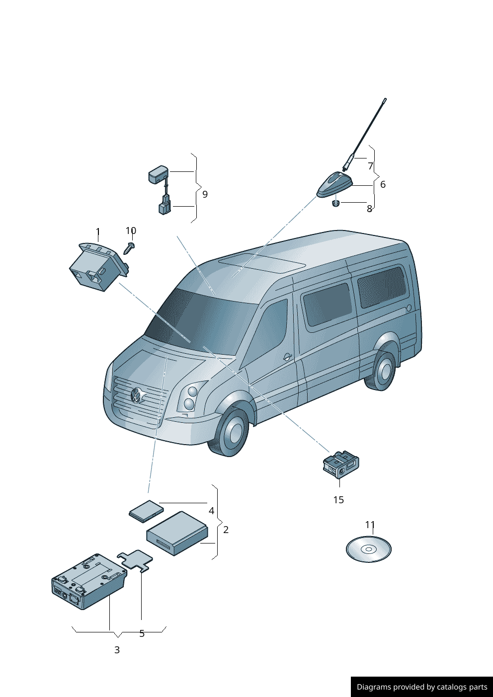 Car part diagram