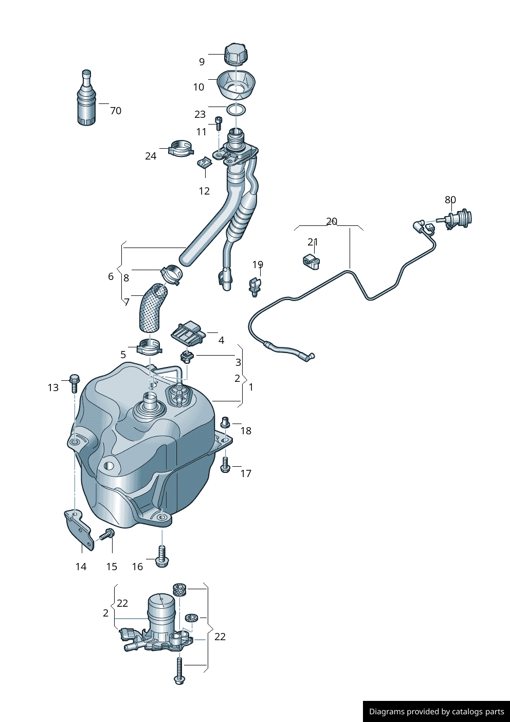 Car part diagram