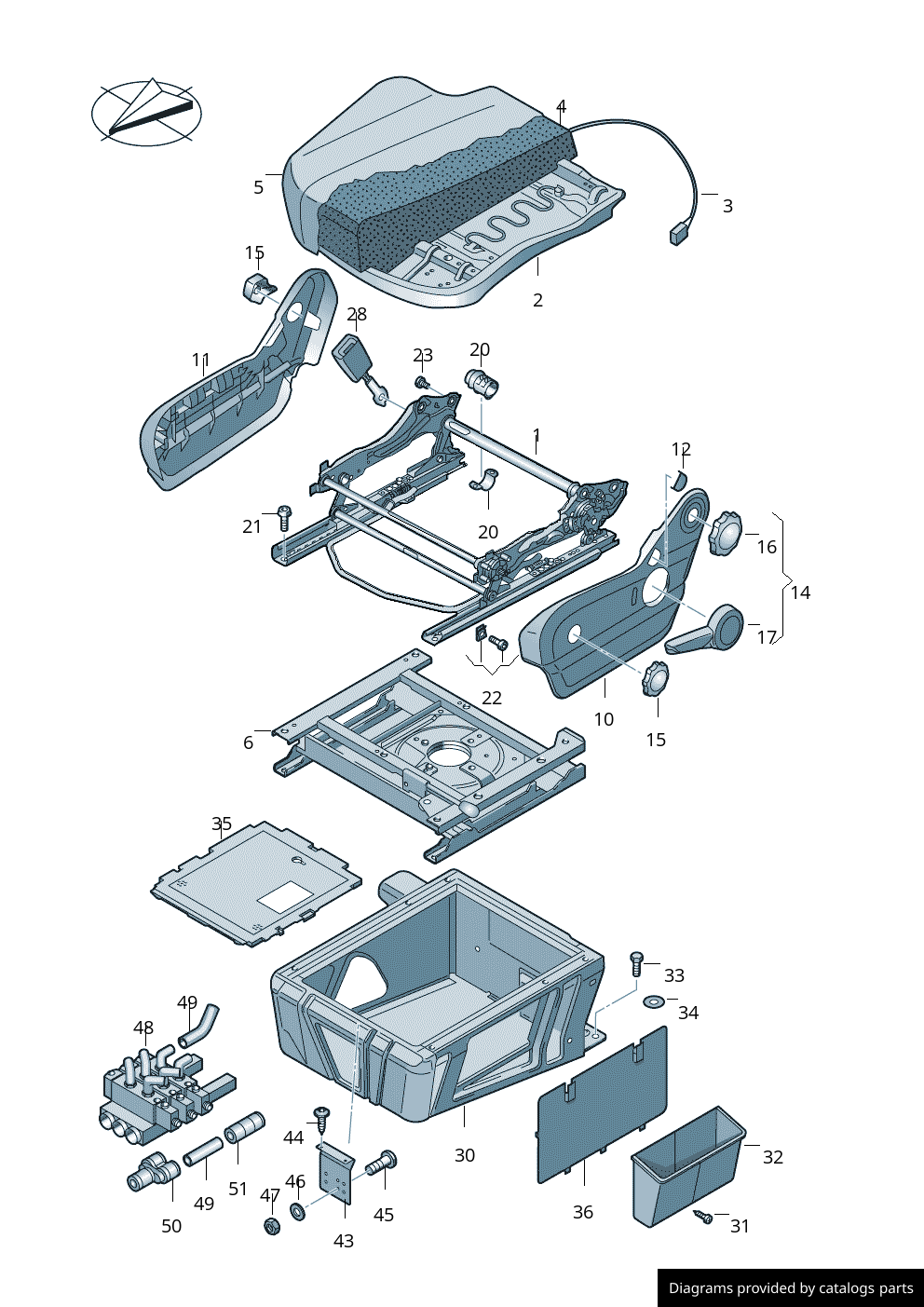 Car part diagram