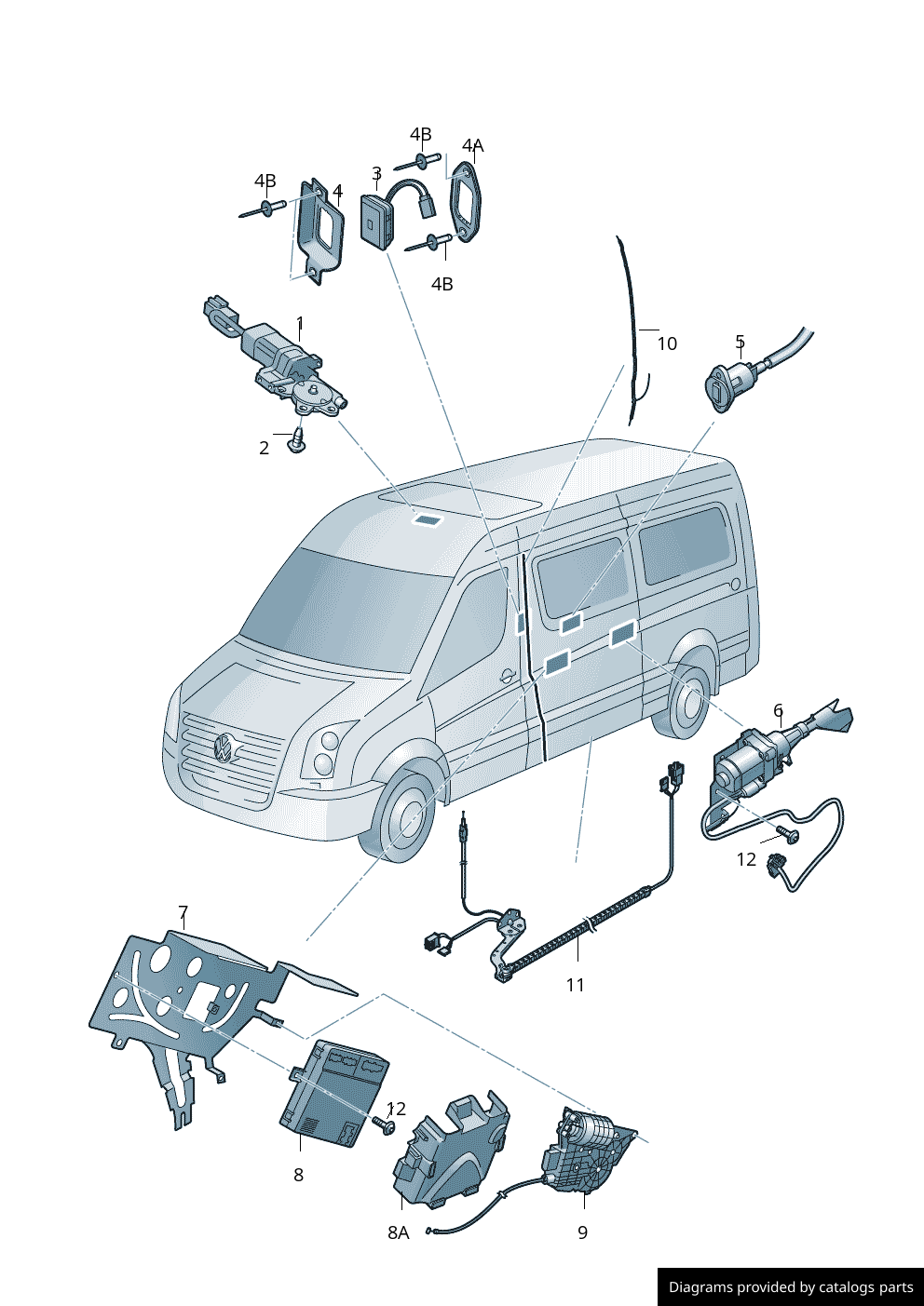 Car part diagram