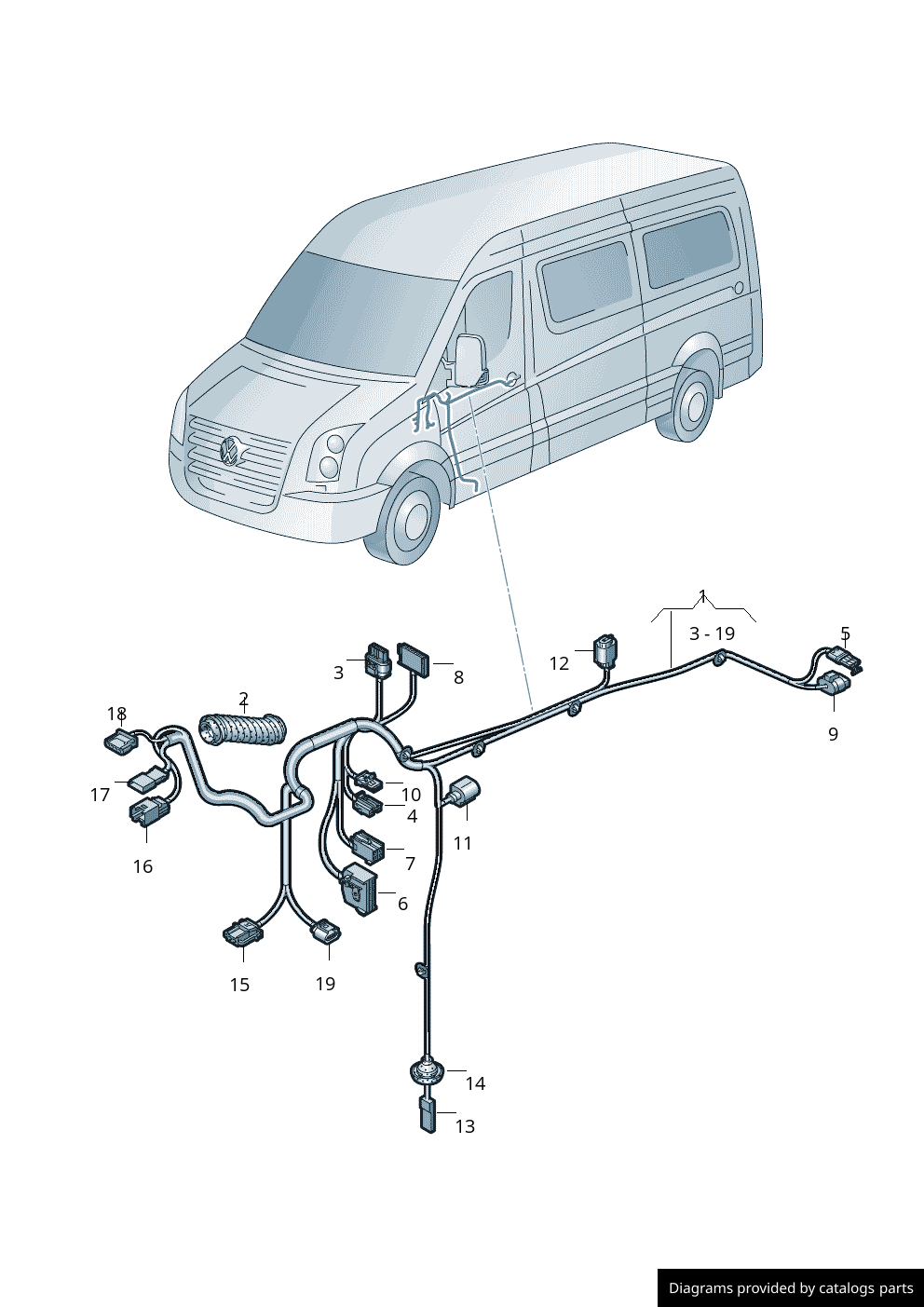 Car part diagram