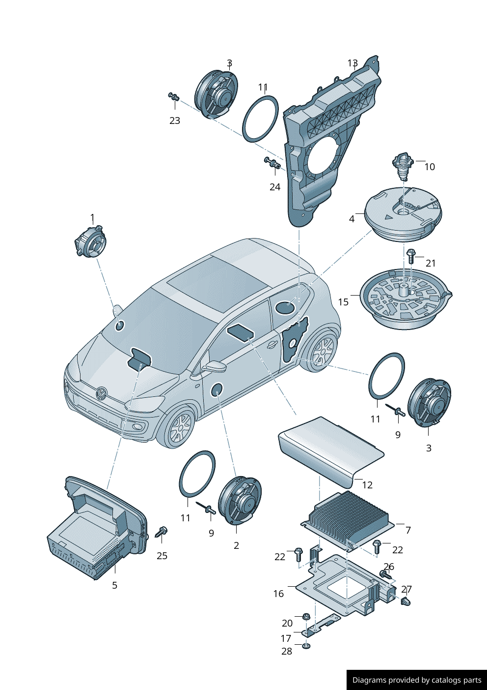 Car part diagram
