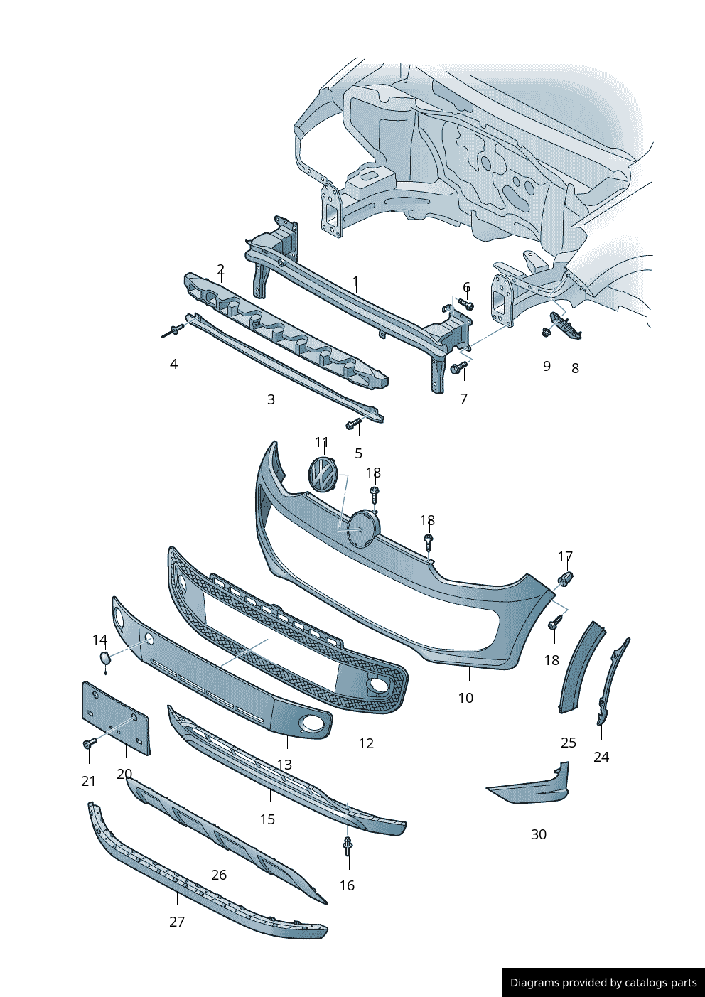 Car part diagram