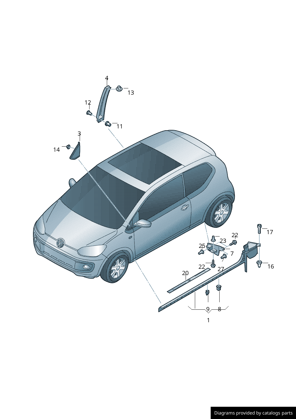 Car part diagram