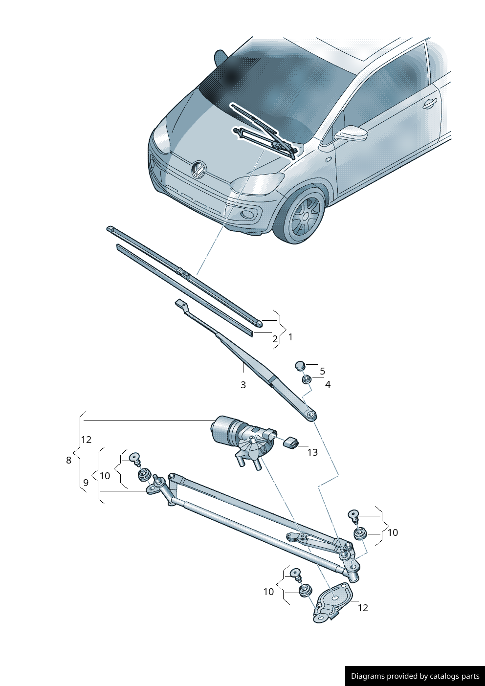 Car part diagram