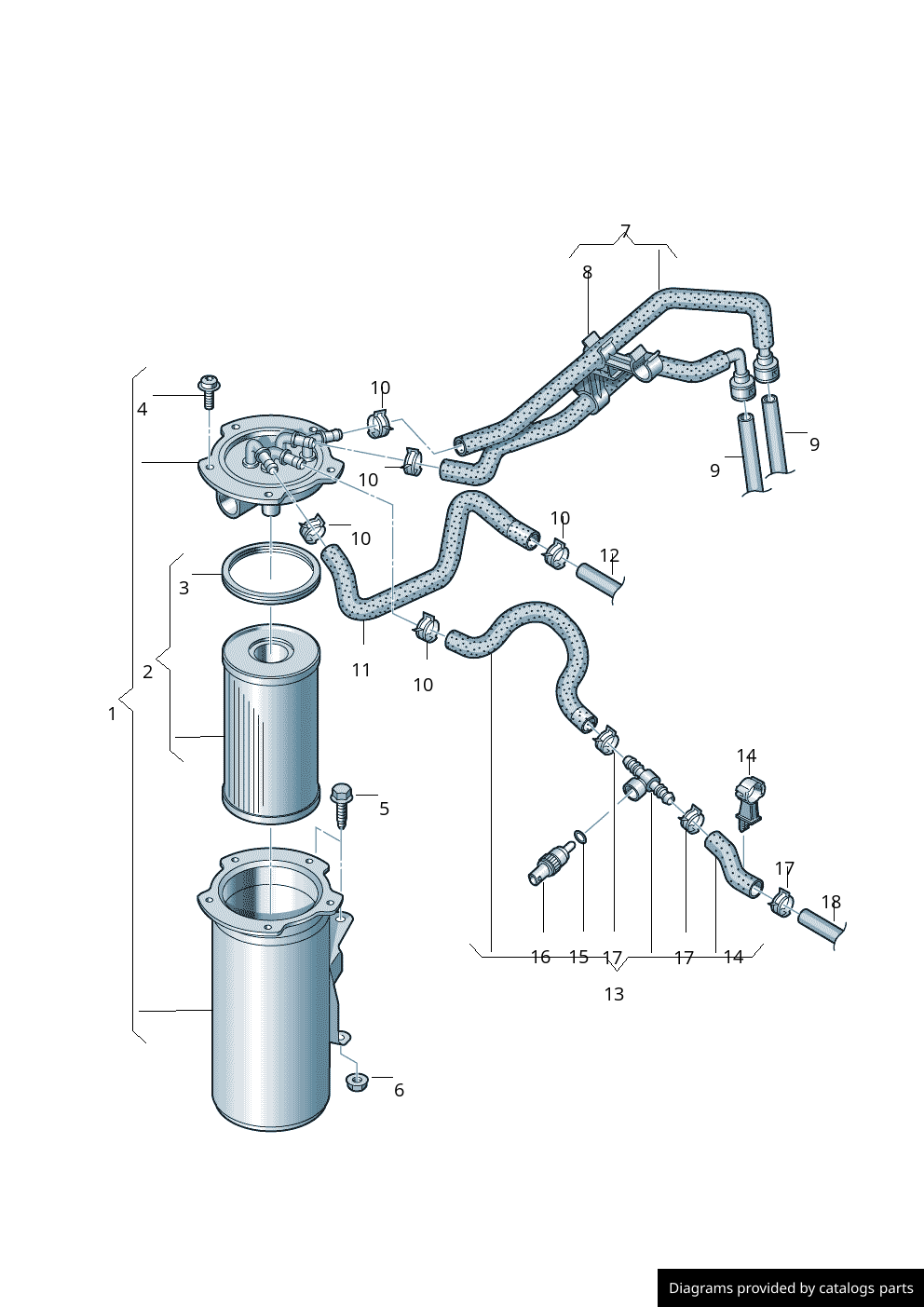Car part diagram