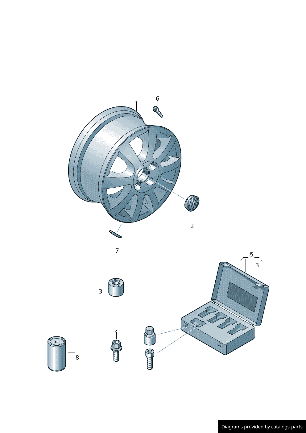 Car part diagram