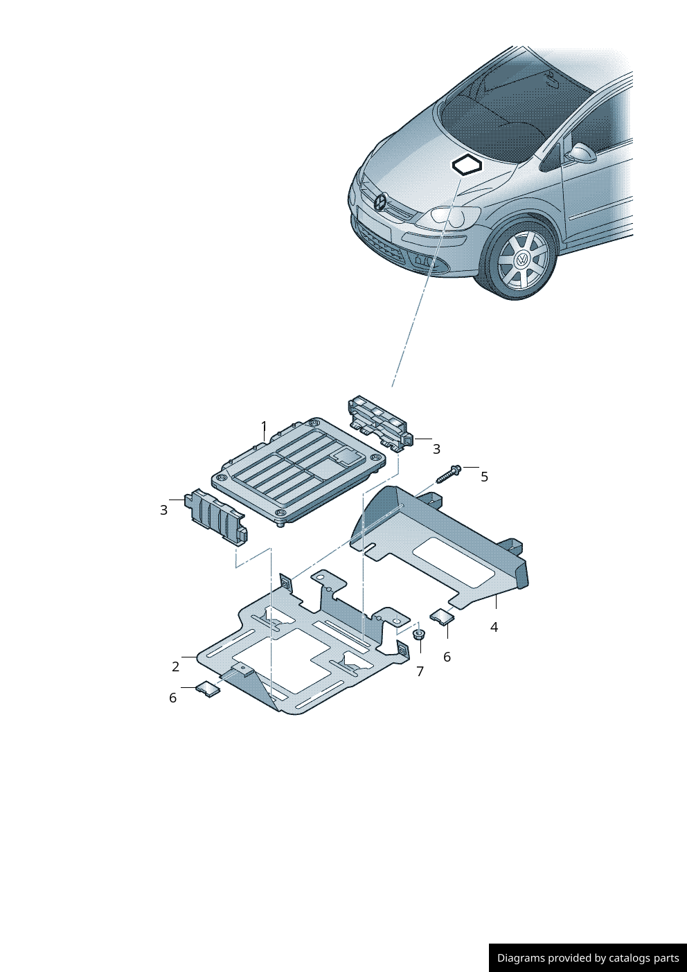 Car part diagram