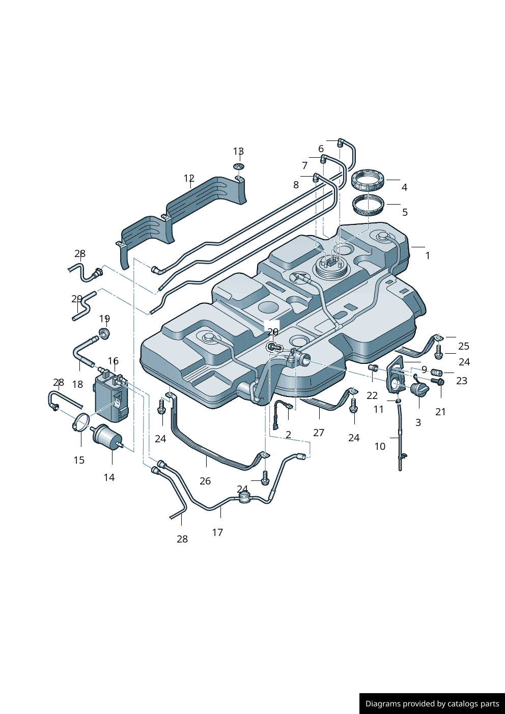 Car part diagram