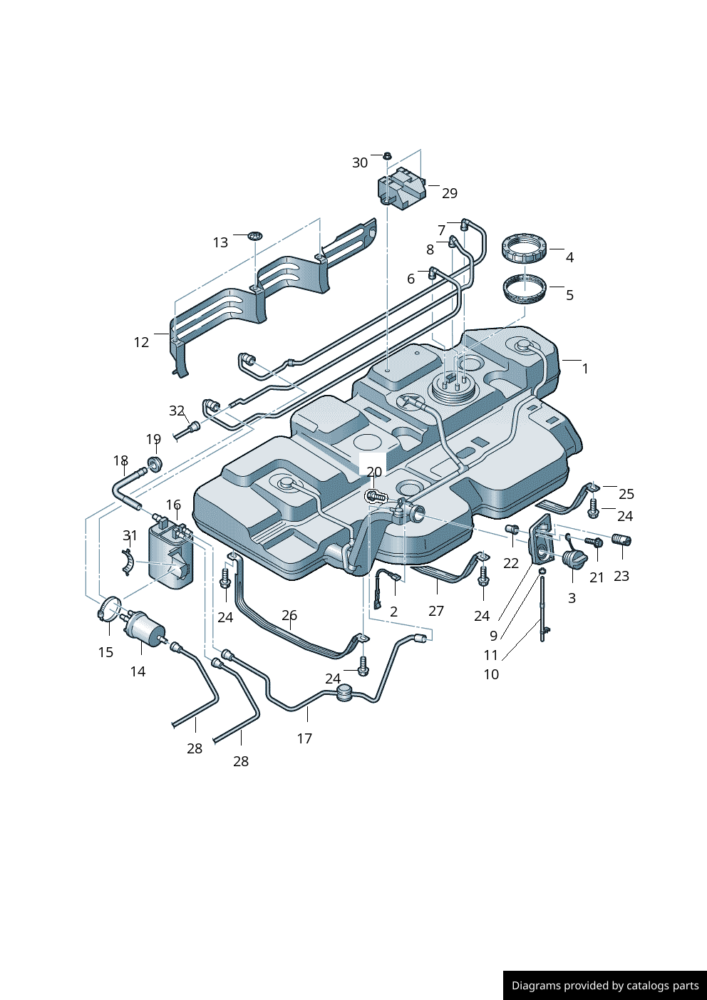Car part diagram