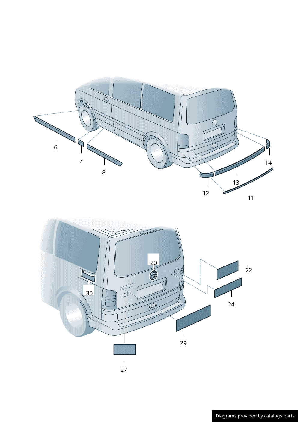 Car part diagram