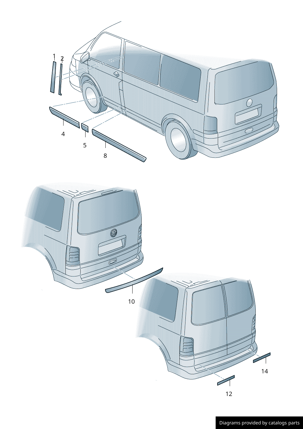 Car part diagram