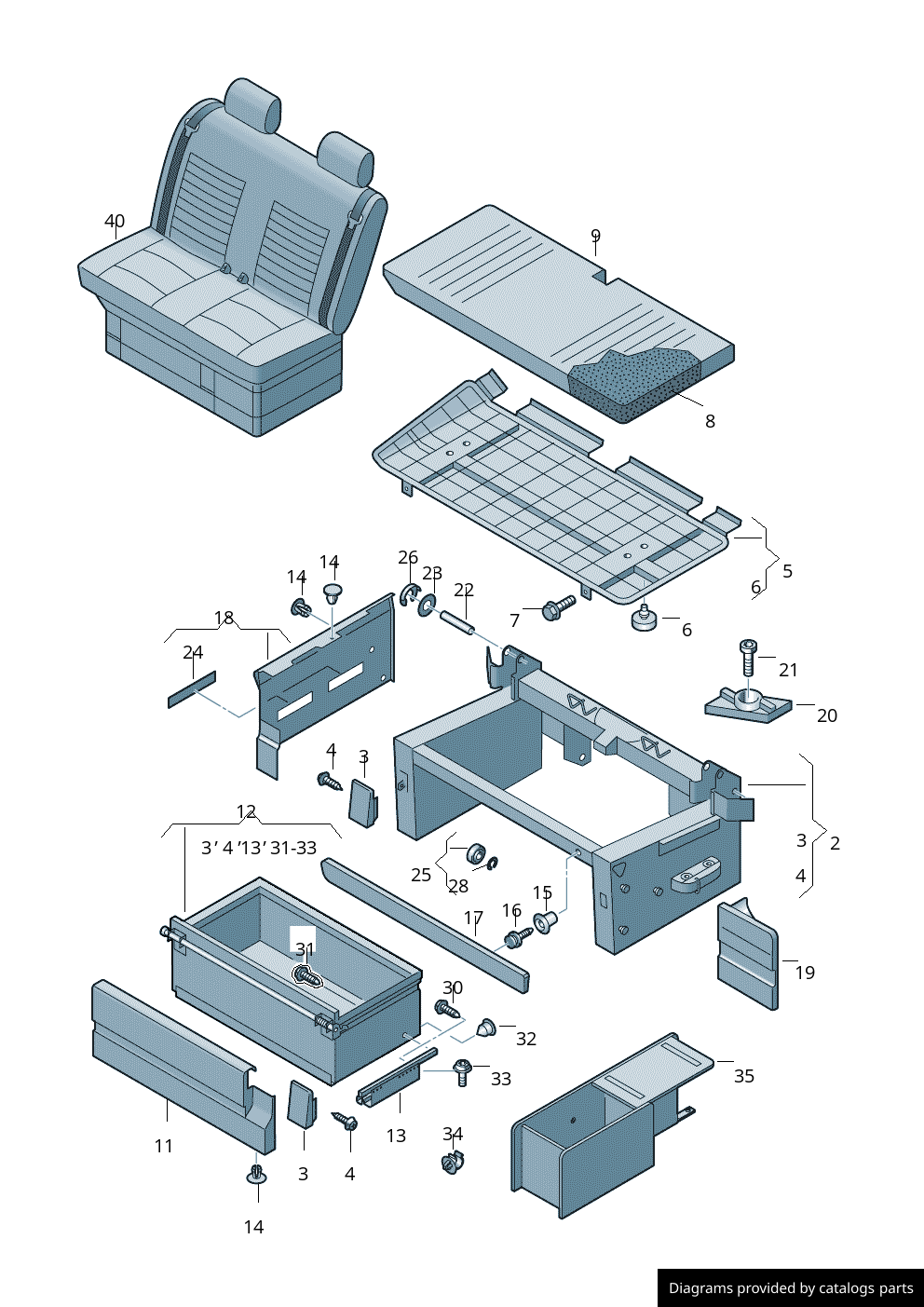 Car part diagram