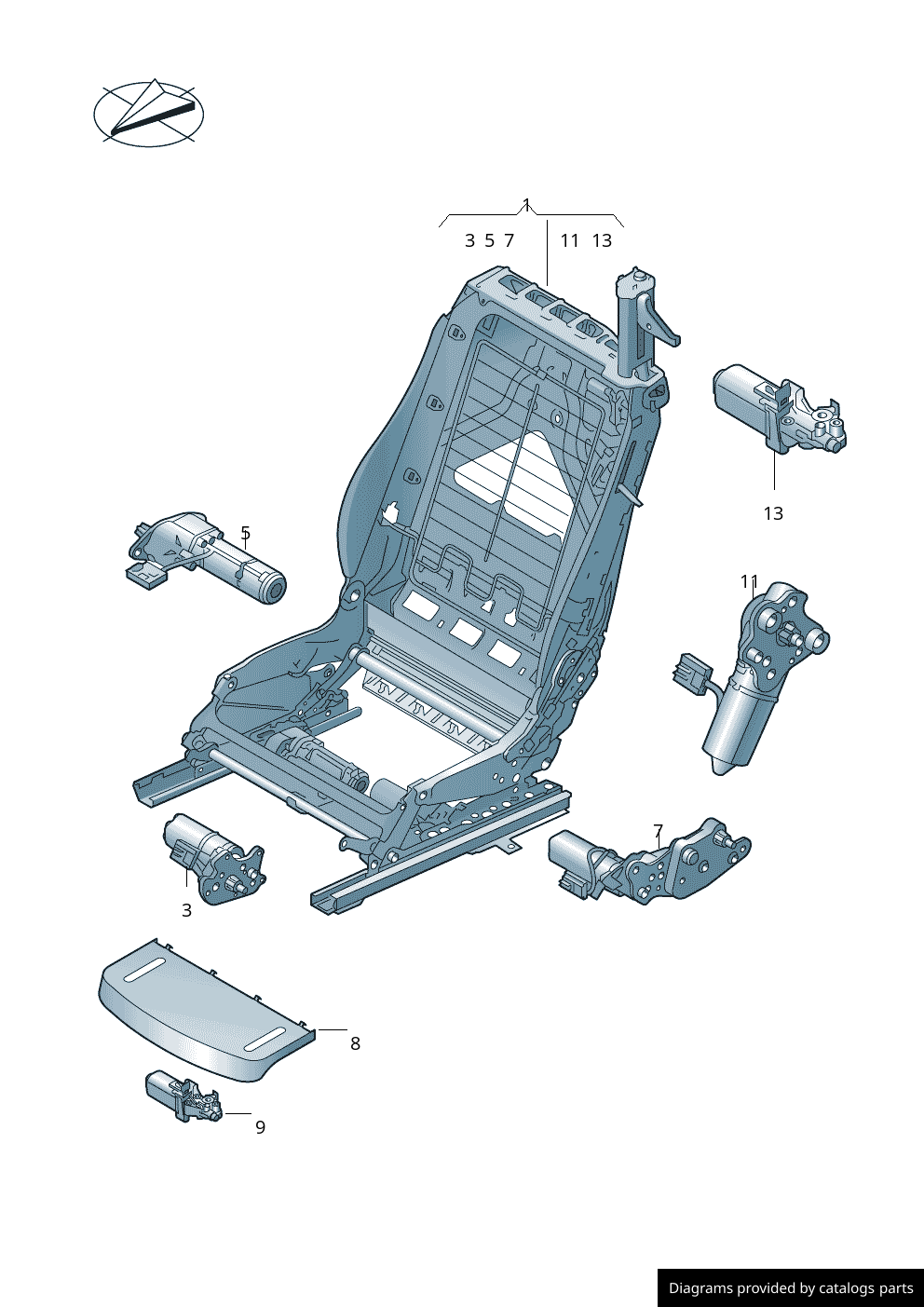 Car part diagram