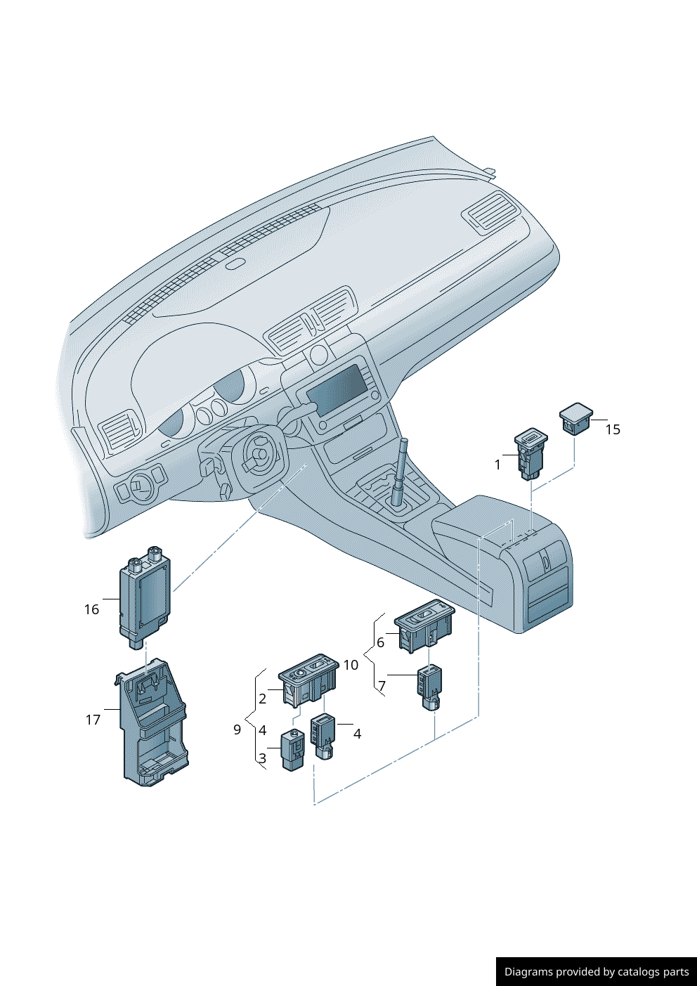 Car part diagram