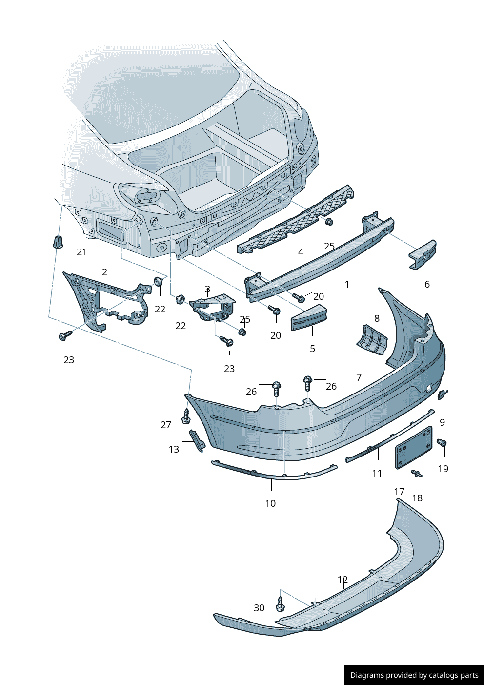 Car part diagram