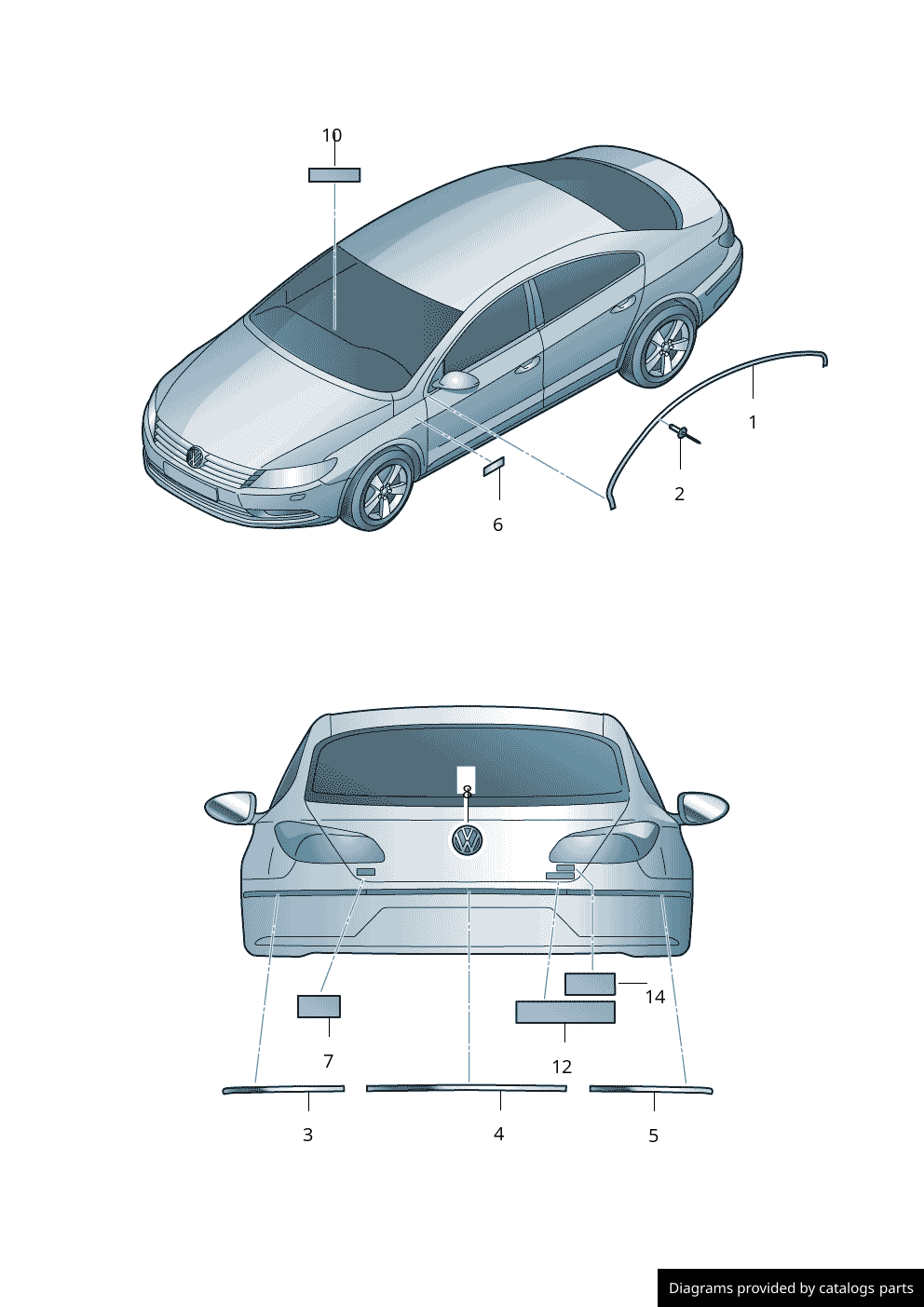 Car part diagram