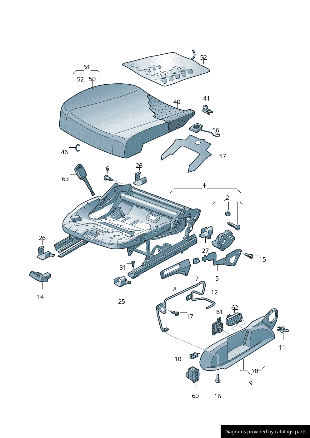 Car part diagram