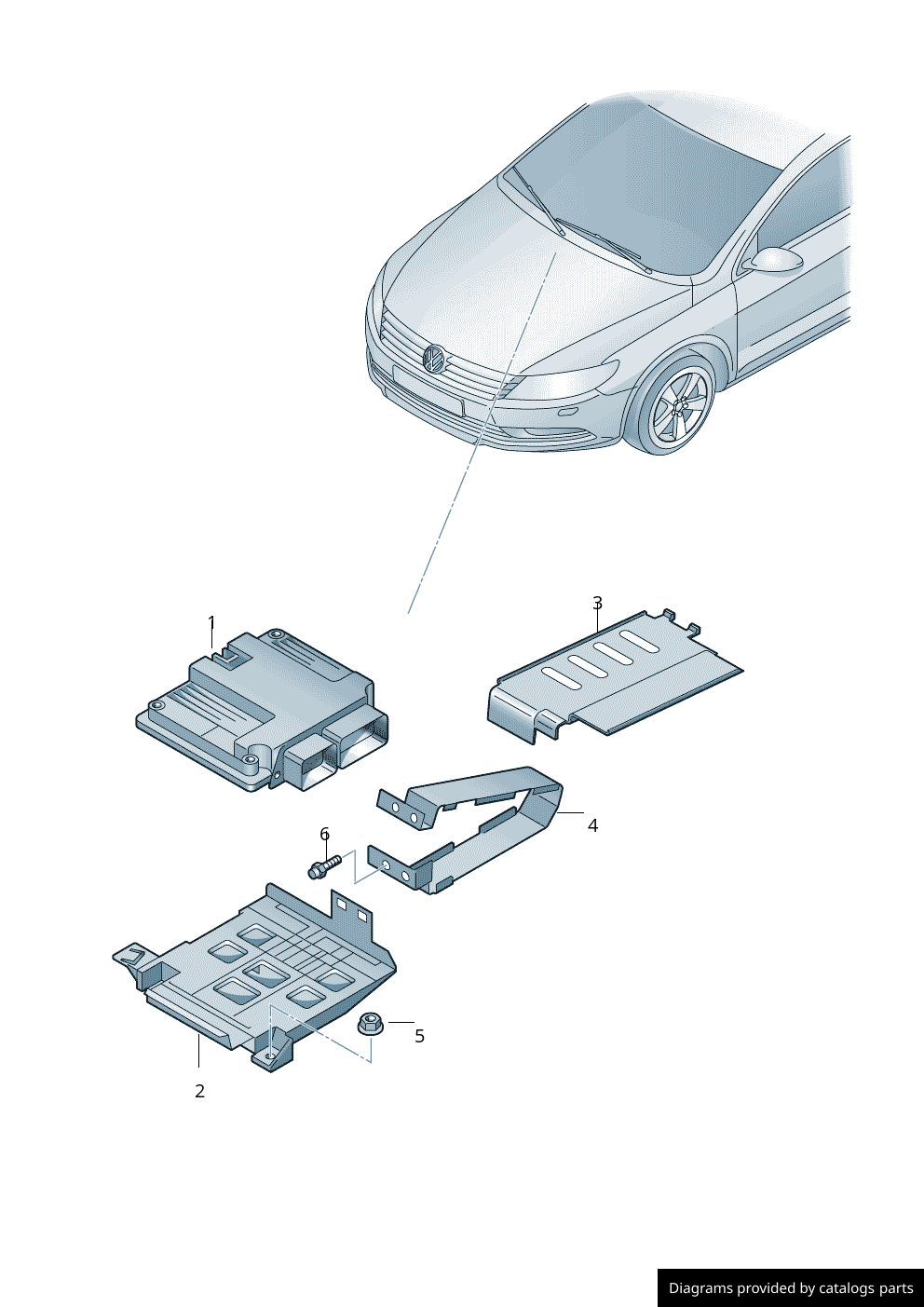 Car part diagram