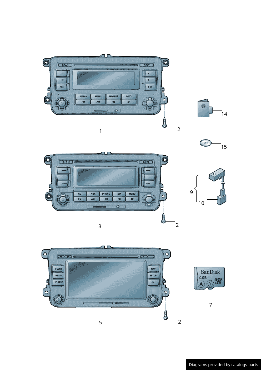 Car part diagram