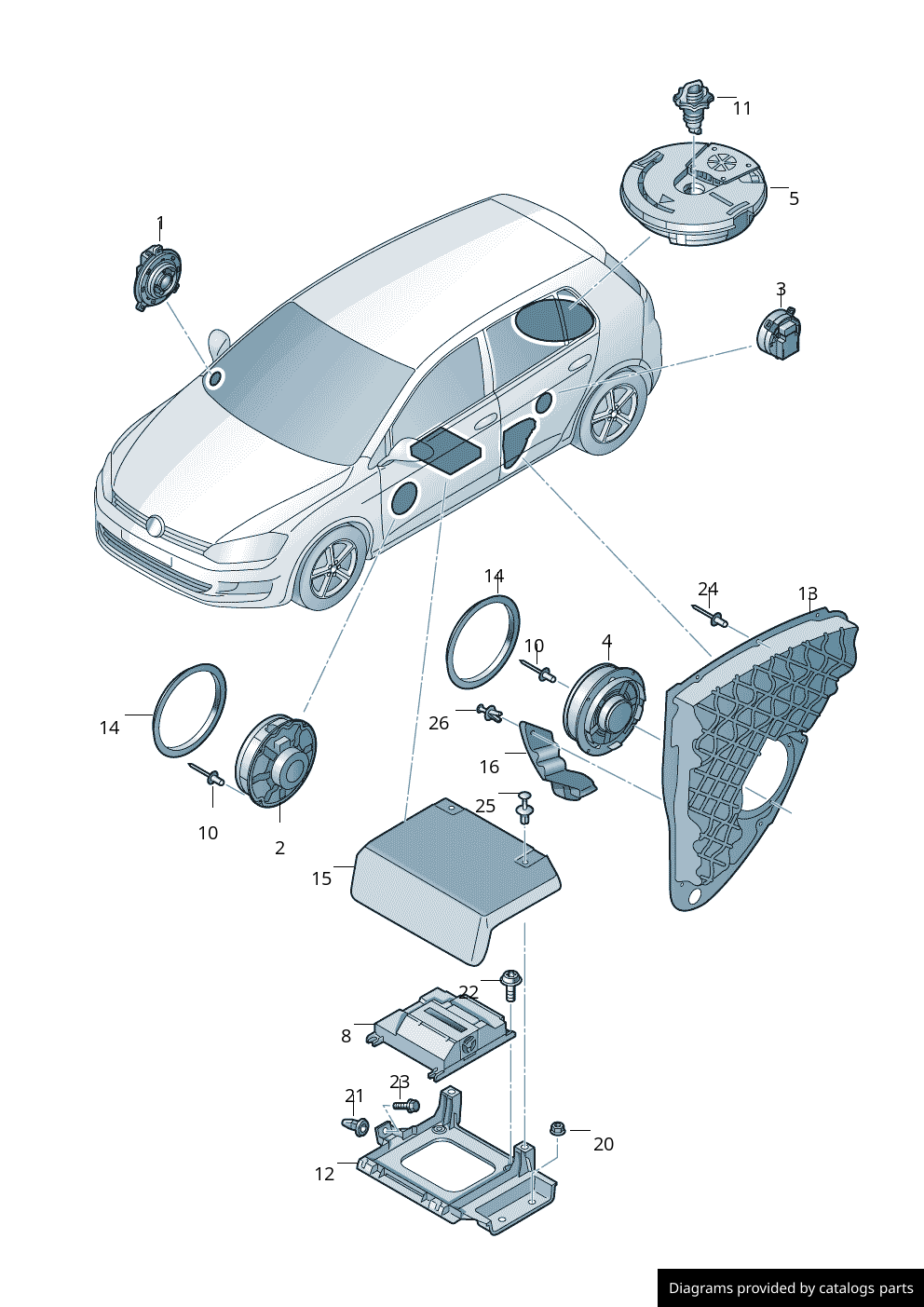 Car part diagram