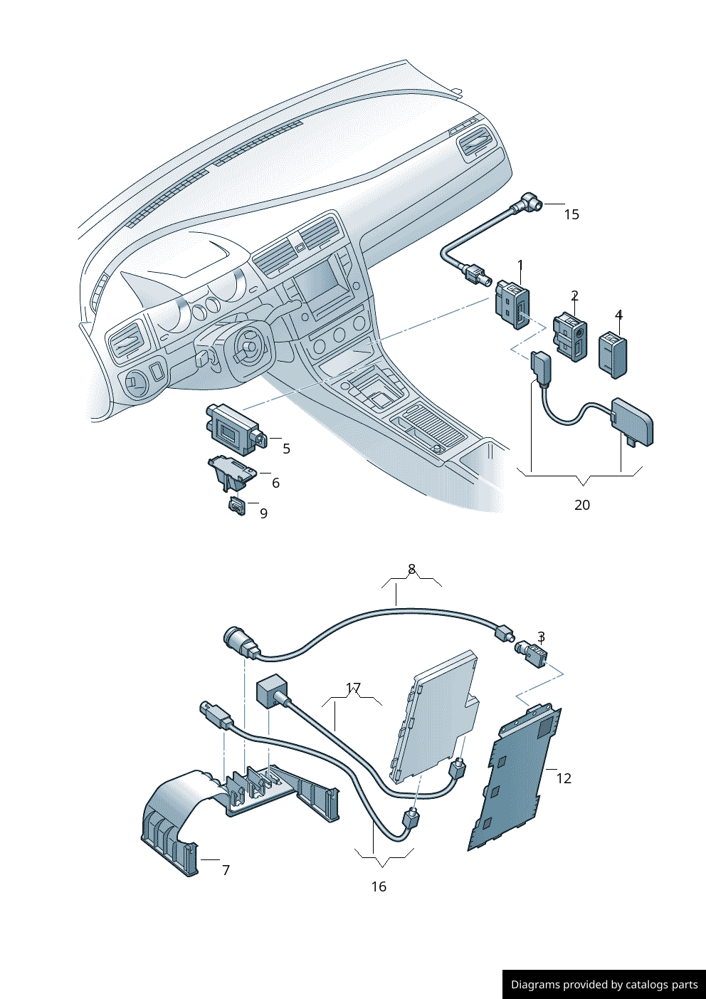 Car part diagram
